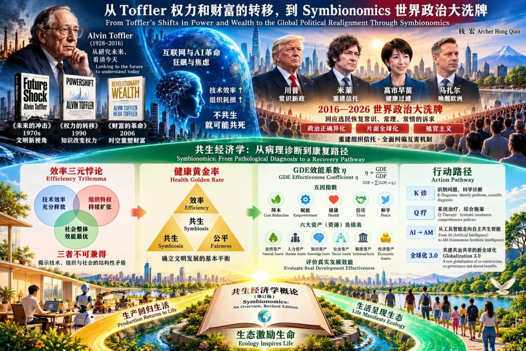 从Toffler权力和财富的转移, 到Symbionomics世界政治大洗牌